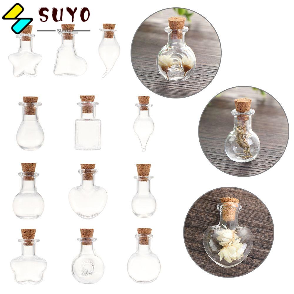 Bộ 5 chai điều ước với nút bần thiết kế dùng trang trí tiện dụng