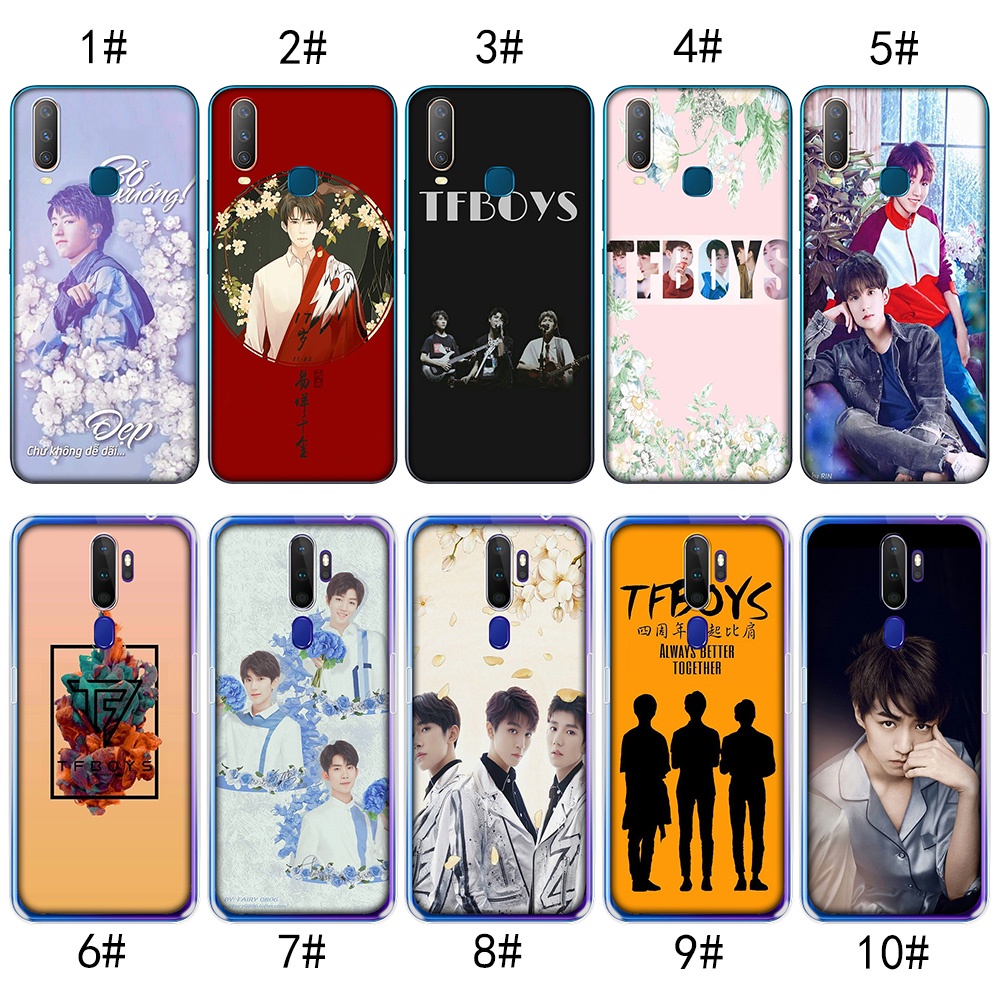 Ốp Điện Thoại Trong Suốt Họa Tiết Hoạt Hình TFBoys Cho Vivo V11 V15 V19 V20 SE Y70 Pro 2020 MZD138