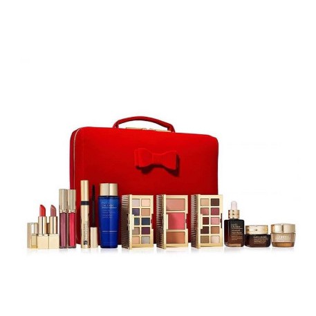 Set Quà Tặng Estee Lauder [12 món mỹ phẩm] Kèm vali đỏ