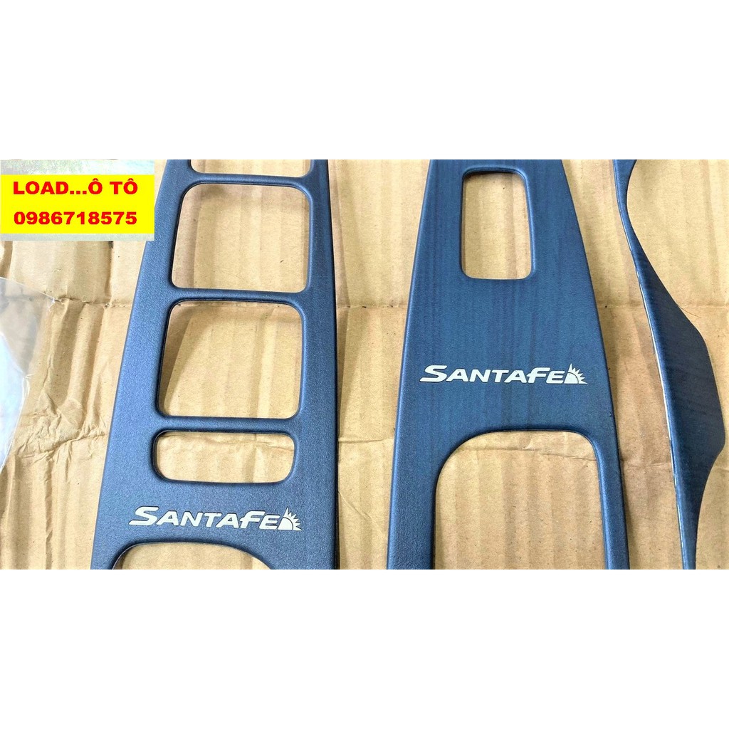 Ốp Nội Thất Xe Huyndai Santafe 2018-2021 Mẫu Đen Titannium Sang Trọng