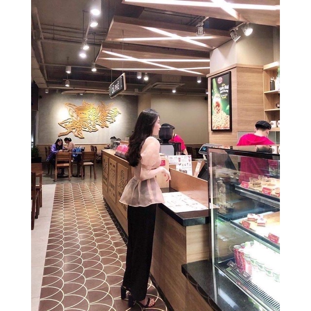 Áo hồng thiết kế size S