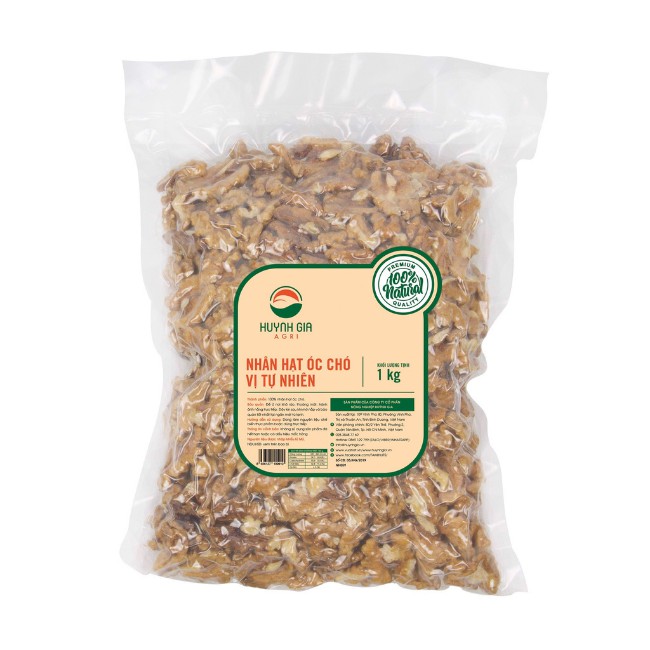 [Hạt Nhập Khẩu] Nhân hạt óc chó Mỹ Nhập Khẩu Cao Cấp Fami Nuts bịch 1kg