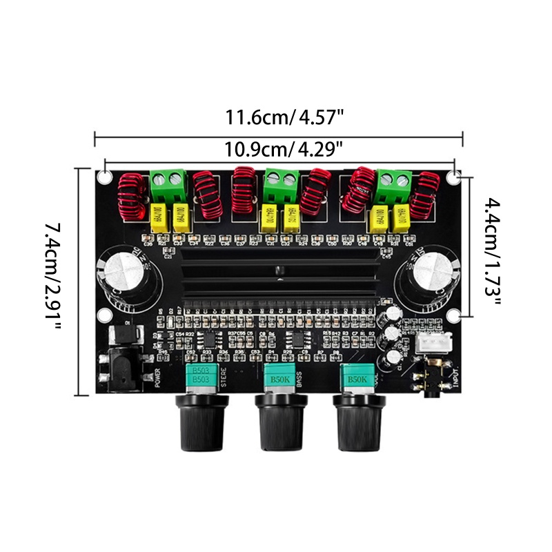 Bảng Mạch Khuếch Đại Âm Thanh Kỹ Thuật Số TPA3116D2 Cho Loa Xe Hơi / Nhà Cửa