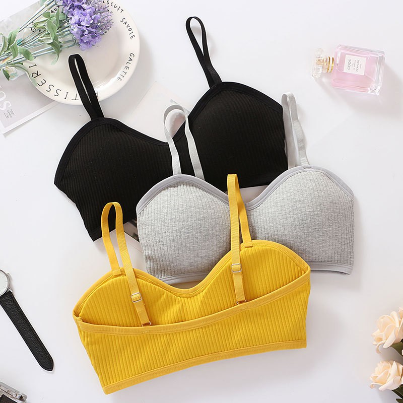 Áo ngực hai dây thun gân thời trang cho nữ