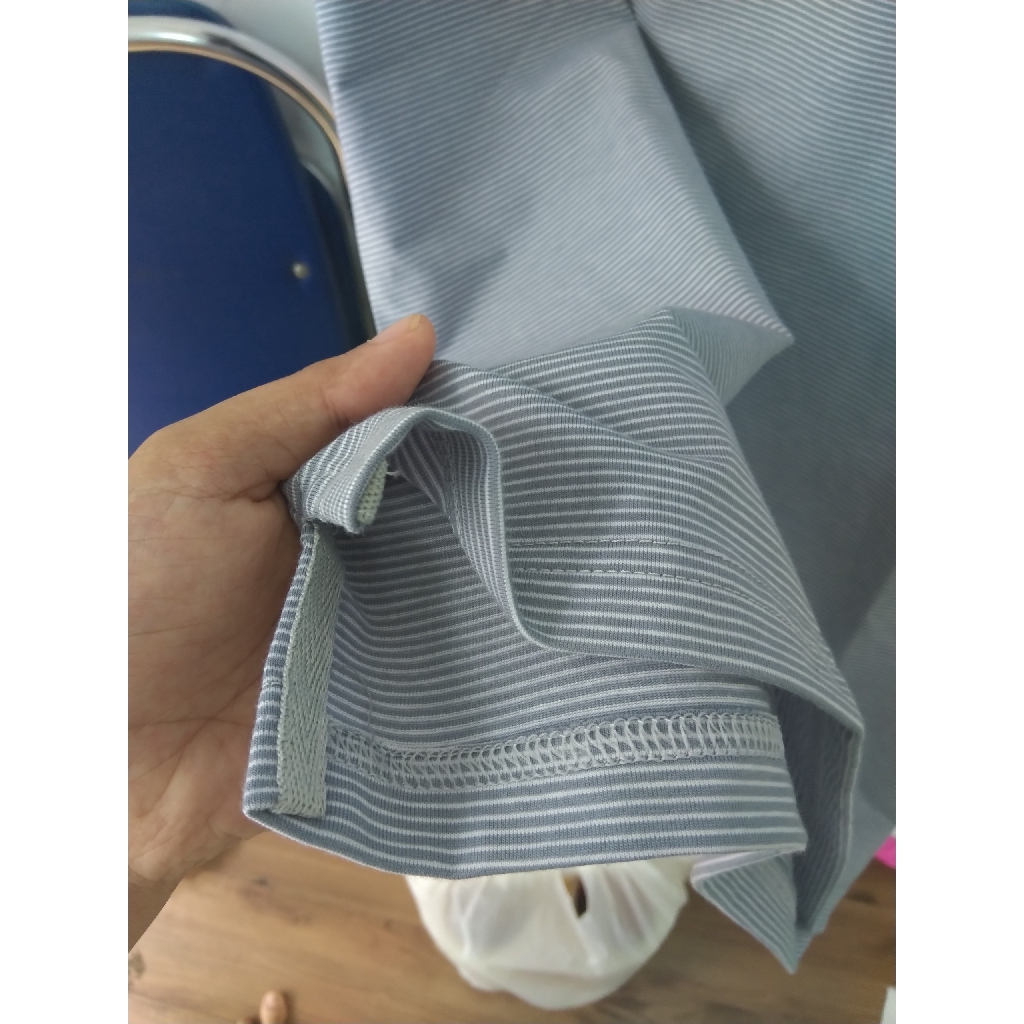 ÁO THUN SỌC NGẮN TAY CỔ BÉ CÓ TÚI MỚI NHẤT [ẢNH + VIDEO THẬT CUỐI] - LZ FASHION - PS086 | BigBuy360 - bigbuy360.vn