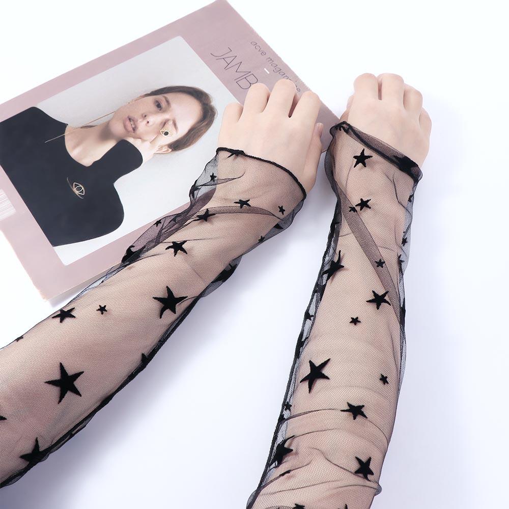 Găng Tay Ren Giữ Ấm Cánh Tay Chống Nắng Tiện Dụng Cho Nữ Khi Lái Xe