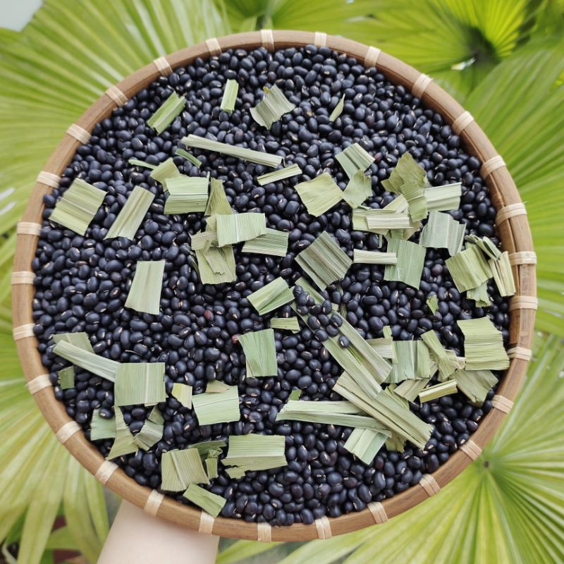 TRÀ ĐẬU ĐEN XANH LÒNG 500G .