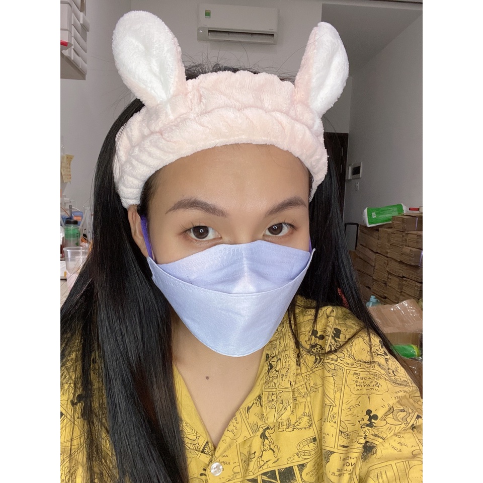 Băng Đô Rửa Mặt Họa Tiết Hoạt Hình Phong Cách Hàn Quốc Thời Trang Dành Cho Nữ