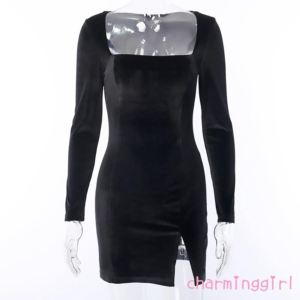 Đầm Body Tay Dài Thiết Kế Ôm Sát Tôn Dáng