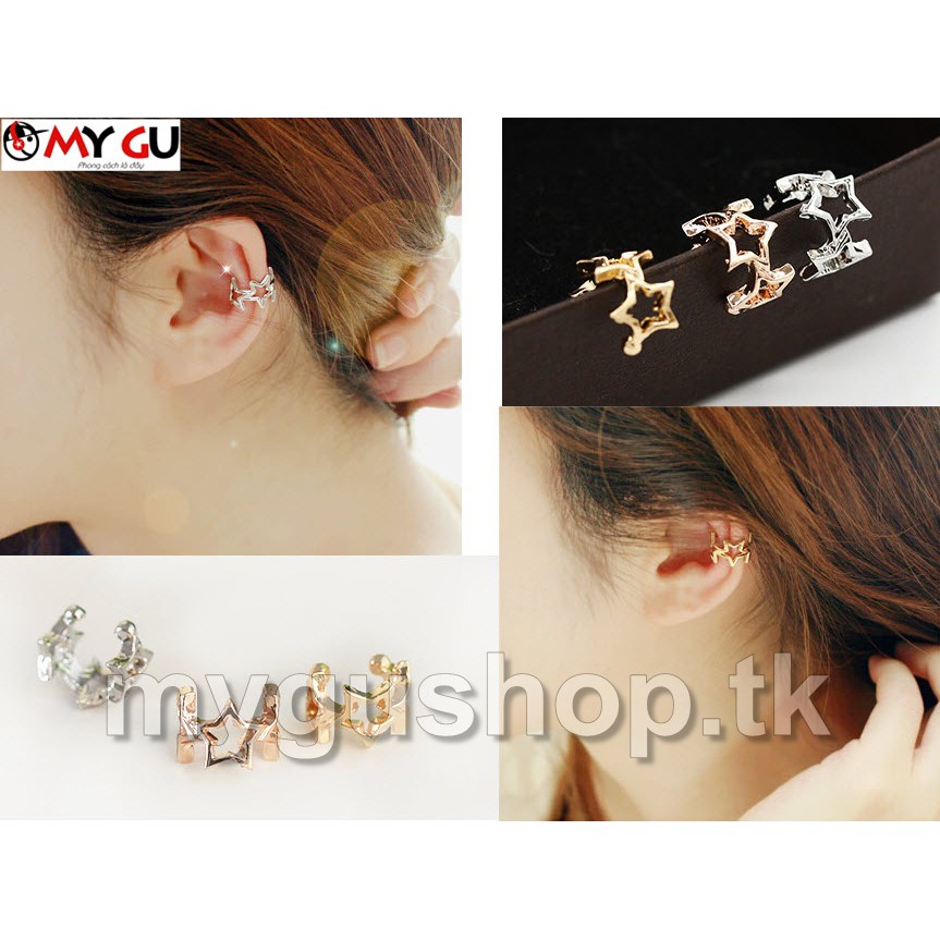 Khuyên tai kẹp một bên cá tính BT10