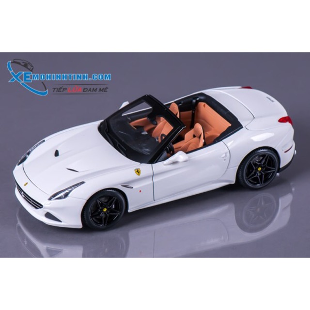 Xe Mô Hình Ferrari California T Spider 1:18 Bburago ( Trắng )