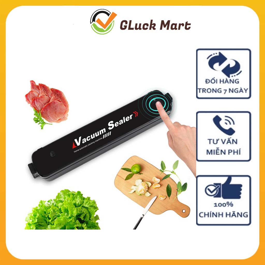 Máy Hút Chân Không Thực Phẩm Đa Năng Vacuum Sealer - Mẫu Máy Hàn Miệng Túi Kiêm Hút Chân Không Mini Gia Đình Tiện Lợi