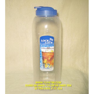 Bình nước Lock n Lock 1L2 trắng