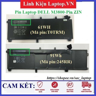 ⚡️Pin laptop dell Precision M3800/Dell XPS 15 9530 245RR T0TRM H76MV 7D1WJ