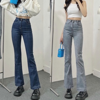 quần jeans ống loe lai 3phân