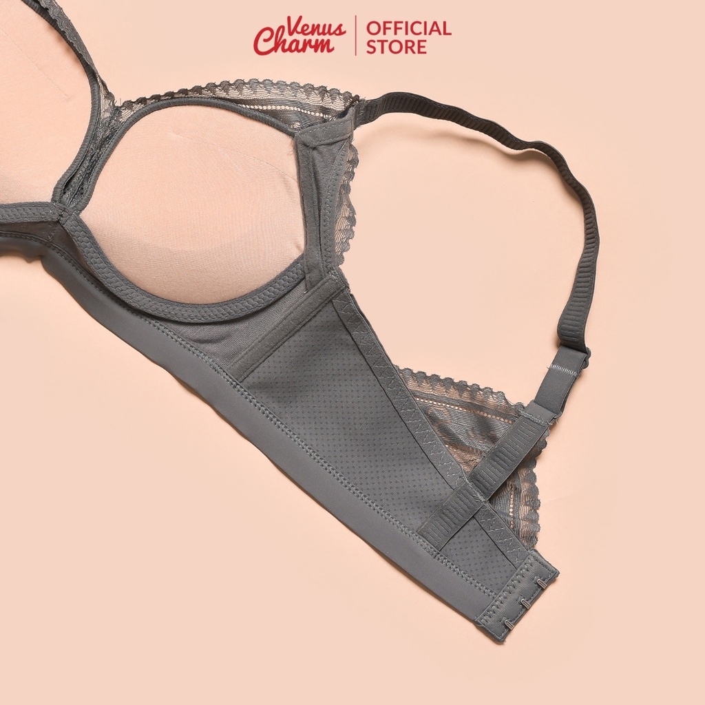 Áo ngực không gọng Venus Charm đệm dày nâng đẩy ngực tạo khe 9174