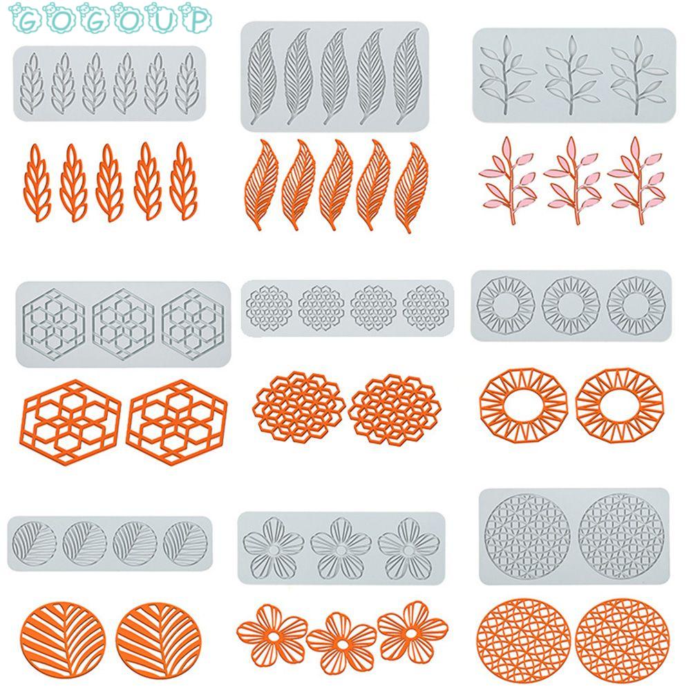 Khuôn Silicone Tạo Hình Hoa Lá Trang Trí Bánh Kem DIY
