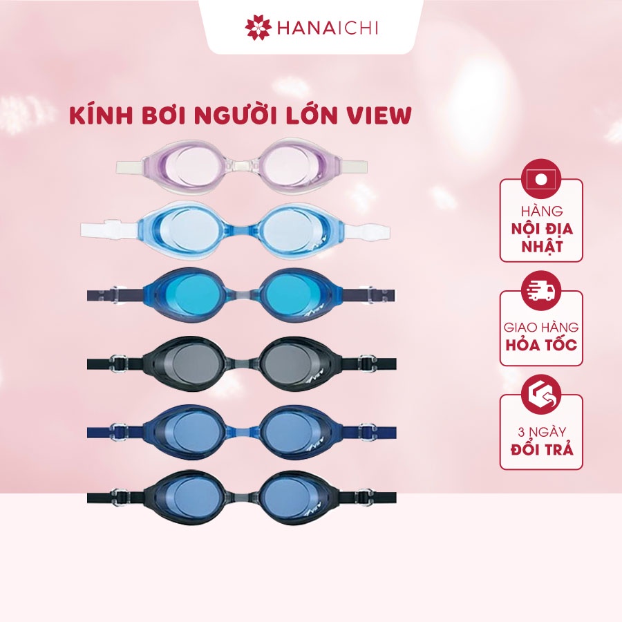 Kính Bơi View cho Người Lớn - Nội địa Nhật - Made in Japan