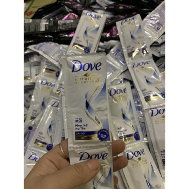 Combo 10 gói dầu gội DOVE 6g/1gói