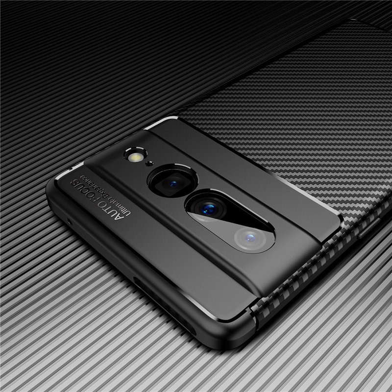 Ốp Điện Thoại TPU Mềm Siêu Mỏng Họa Tiết Sợi Carbon Chống Rơi Cho Google Pixel 7 Pro 6 Pro 6A 5 5A 4A 4A 5G