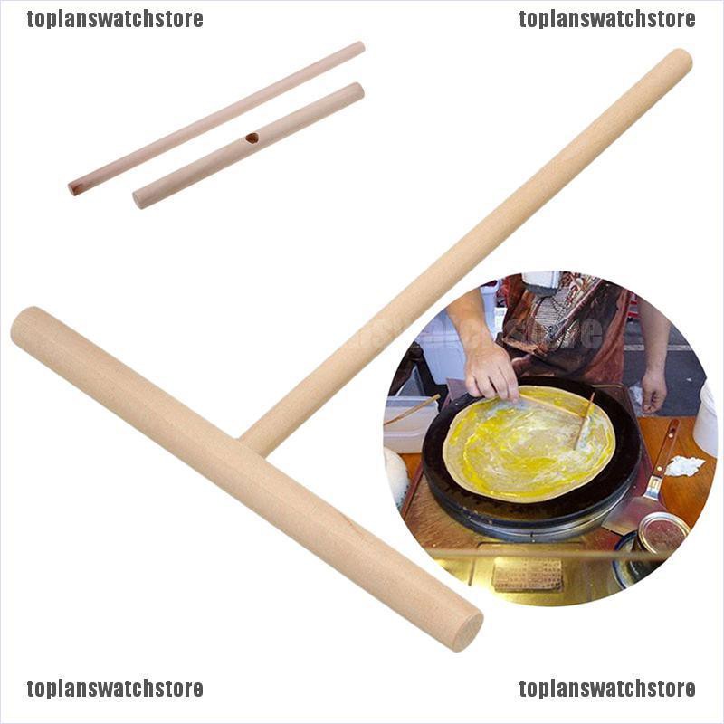 Dụng Cụ Làm Bánh Crepe Hình Tròn Bằng Gỗ Tiện Dụng Cho Nhà Bếp