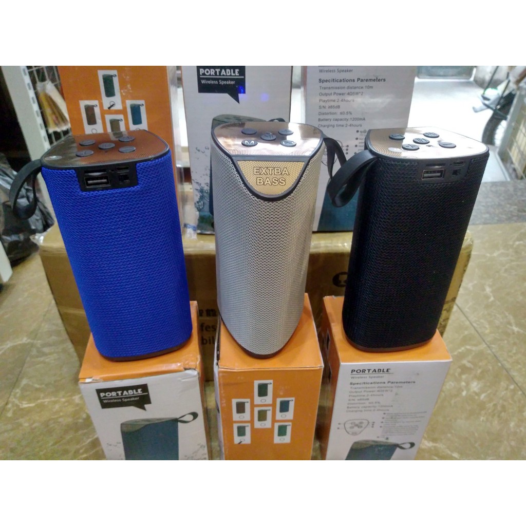 Loa Bluetooth GT-111 Loa kép Âm thanh lớn Extba Bass Nghe nhạc cực hay - Bảo hành 6 tháng