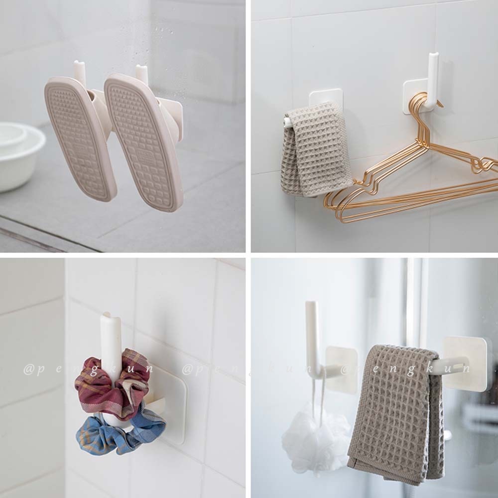 Móc Treo Đồ Bằng Nhựa Hình Chữ L Đa Năng Tiện Dụng
