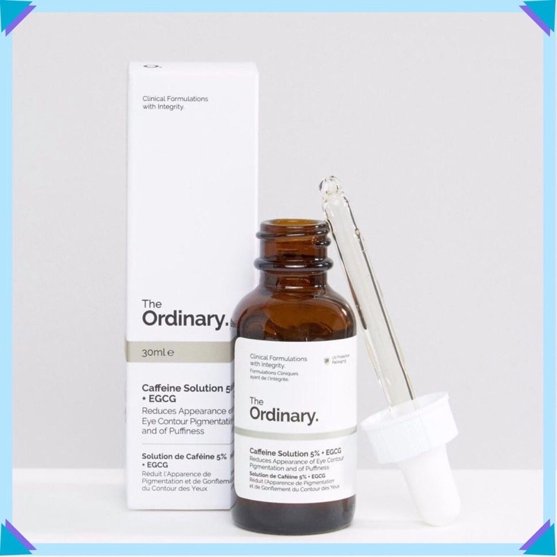 Serum giảm thâm quầng mắt, giảm nhăn mắt Caffein 5% + EGCG The ordinary (bill giấy)