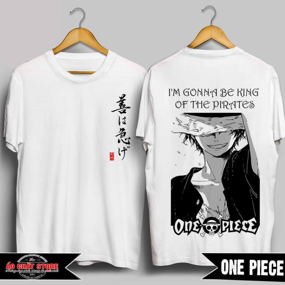 (VIDEO + ẢNH THẬT) BST 7 ÁO LUFFY MŨ RƠM CỰC ĐẸP | ÁO ONE PIECE ĐẢO HẢI TẶC TRUY NÃ LUFFY WANTED TSHIRT - hàng cực xinh