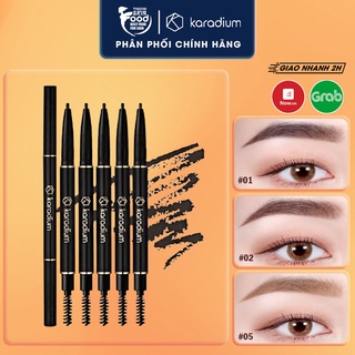 Chì kẻ mày nét siêu mảnh, lâu trôi Hàn Quốc Karadium Auto Eyebrow Pencil
