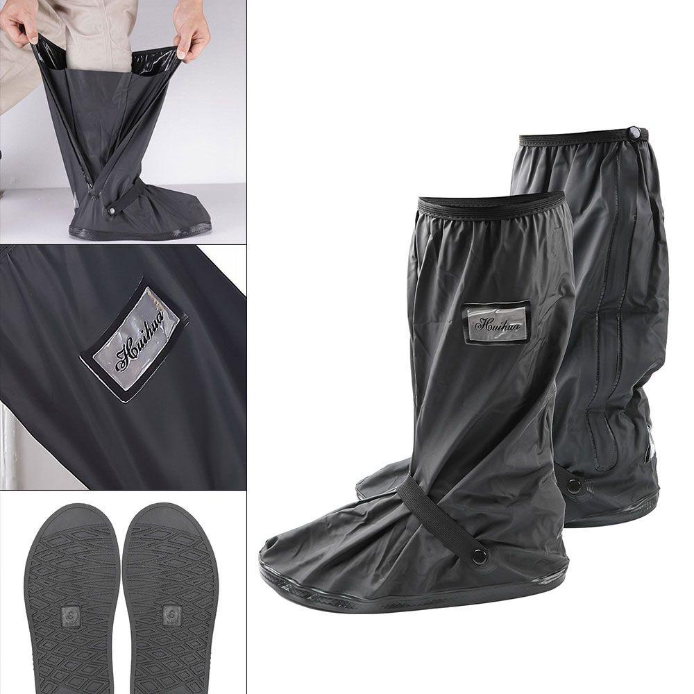 1 Cặp Vỏ Bọc Giày Đi Xe Máy Dày Dặn Chống Mòn / Trượt Thời Trang Cho Nam Và Nữ