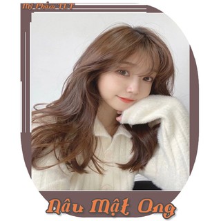kem nhuộm tóc nâu mật ong ( tặng kèm oxy dưỡng)
