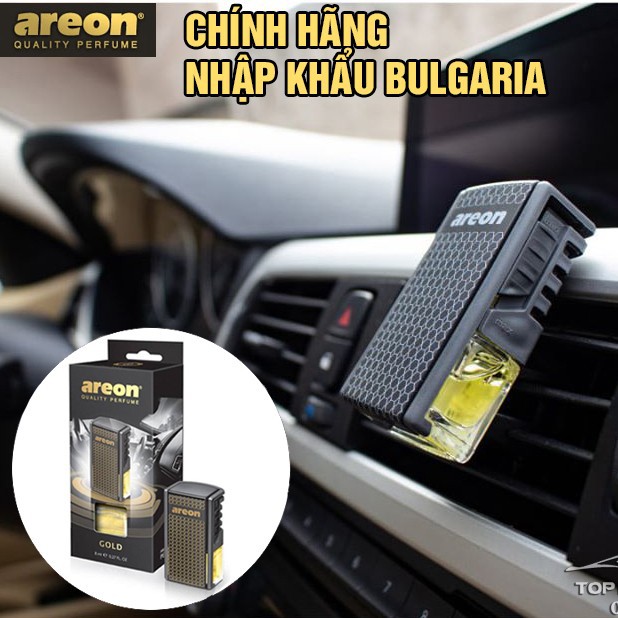 Nước hoa ô tô cao cấp chính hãng Areon kẹp cửa gió điều hòa - Air-Areon