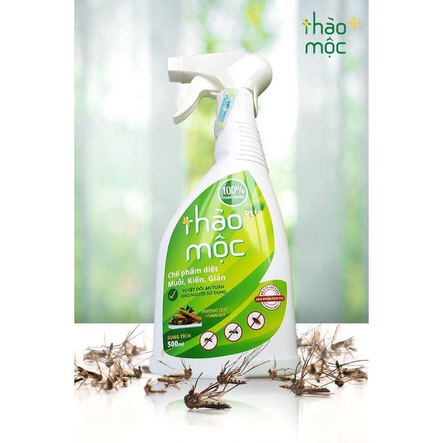 Thảo Mộc Plus - Bình Xịt Kiến, Gián Oragnic 500ml