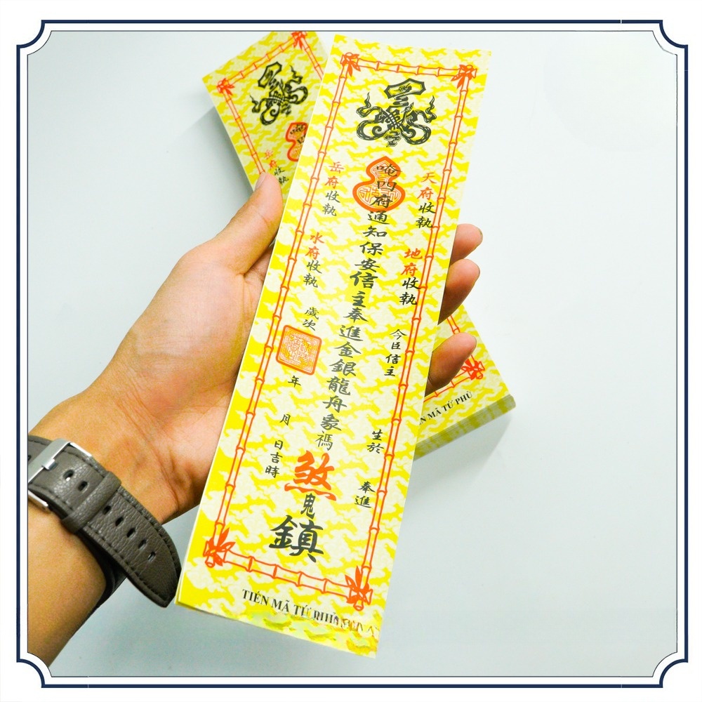 100 Phách dán mã tiến hình, tiến mã,  tứ phủ, tam phủ, phách vong giấy đẹp
