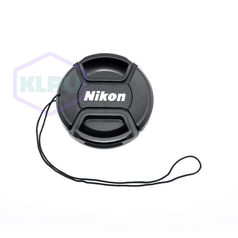 Nắp đậy ống kính máy ảnh Nikon 52mm/55mm/58mm/62mm/67mm/72mm/77mm/82mm