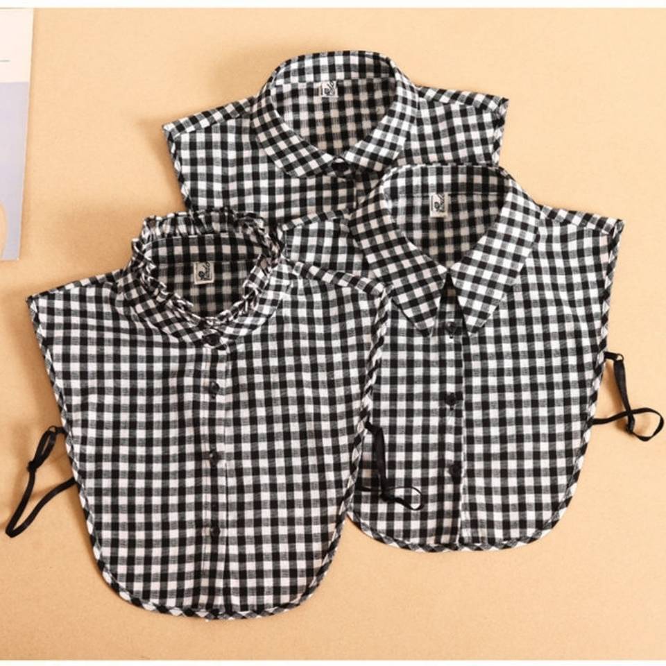 Cổ Áo Sơ Mi Giả Bằng cotton Thời Trang Cho Bé