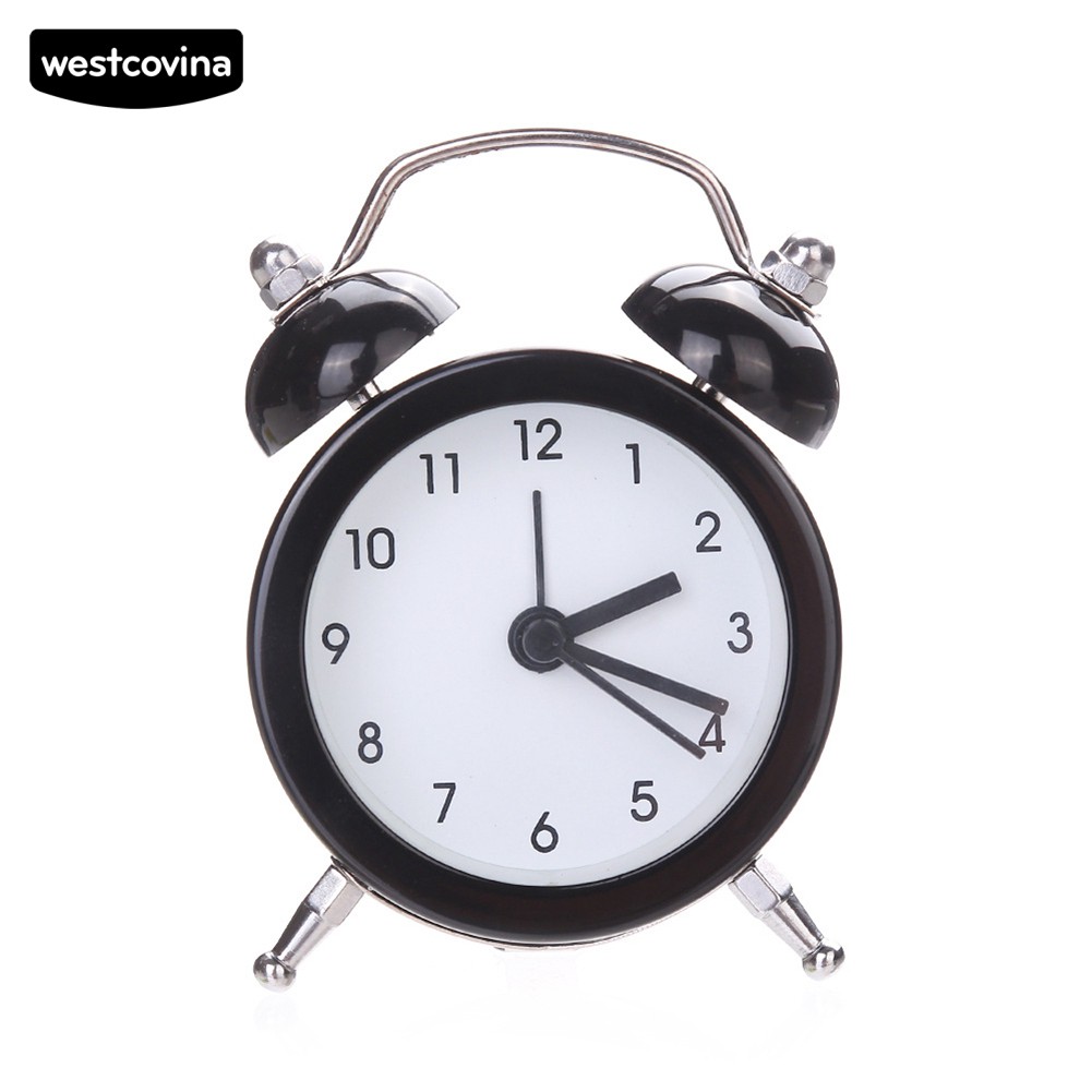 Đồng hồ báo thức mini bằng kim loại cho phòng bếp/văn phòng