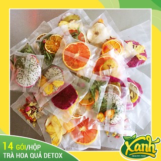 14 Gói Trà Hoa Quả Detox Giảm Cân - 25 loại Hoa Quả Sấy Khô