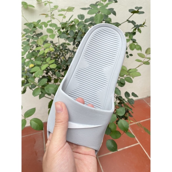 Dép quai ngang Xám Trắng Hàng siêu đẹp hàng full box và bill đủ size 36 - 43