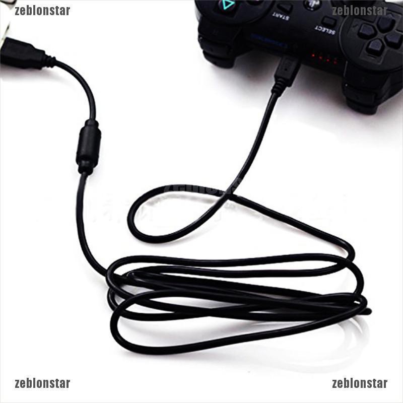 ❤Cáp USB 2.0 Dài 1.8m Màu Đen Cho Tay Cầm Chơi Game PS3