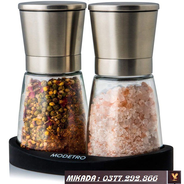 Bộ Lọ Xay Tiêu Benchusch, inox và thủy tinh cao cấp Loại 1 | BigBuy360 - bigbuy360.vn