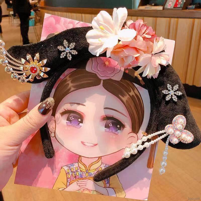 Cài Tóc Đính Hoa Và Núm Tua Xinh Xắn Cho Bé Gái