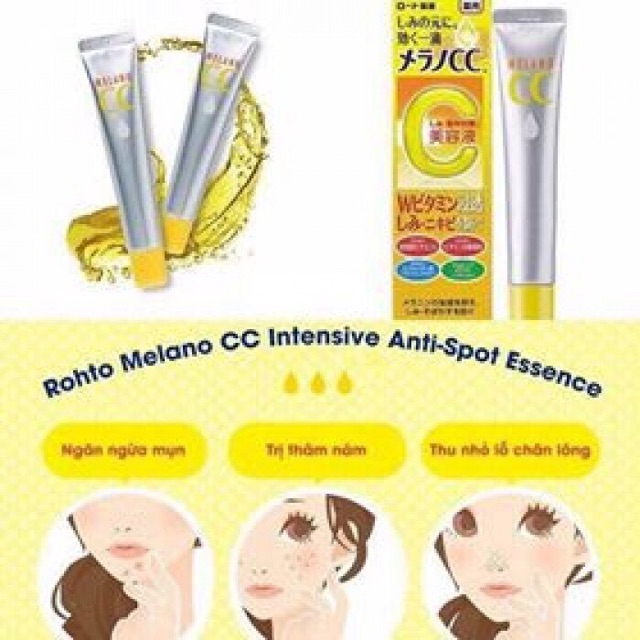 Serum Vitamin C Melano CC Rohto sáng da, mờ nám, tàn nhang | BigBuy360 - bigbuy360.vn
