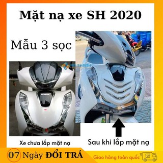 Ốp mặt nạ Honda SH 2020-2023 - mẫu 3 sọc