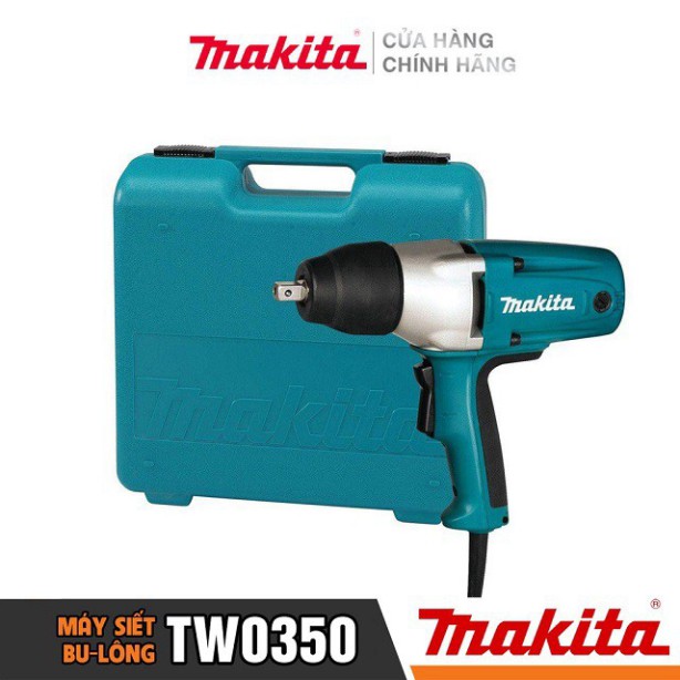 [Hàng Chính Hãng] Máy Siết Bu Lông Makita TW0350 (400W), Bảo Hành Toàn Quốc