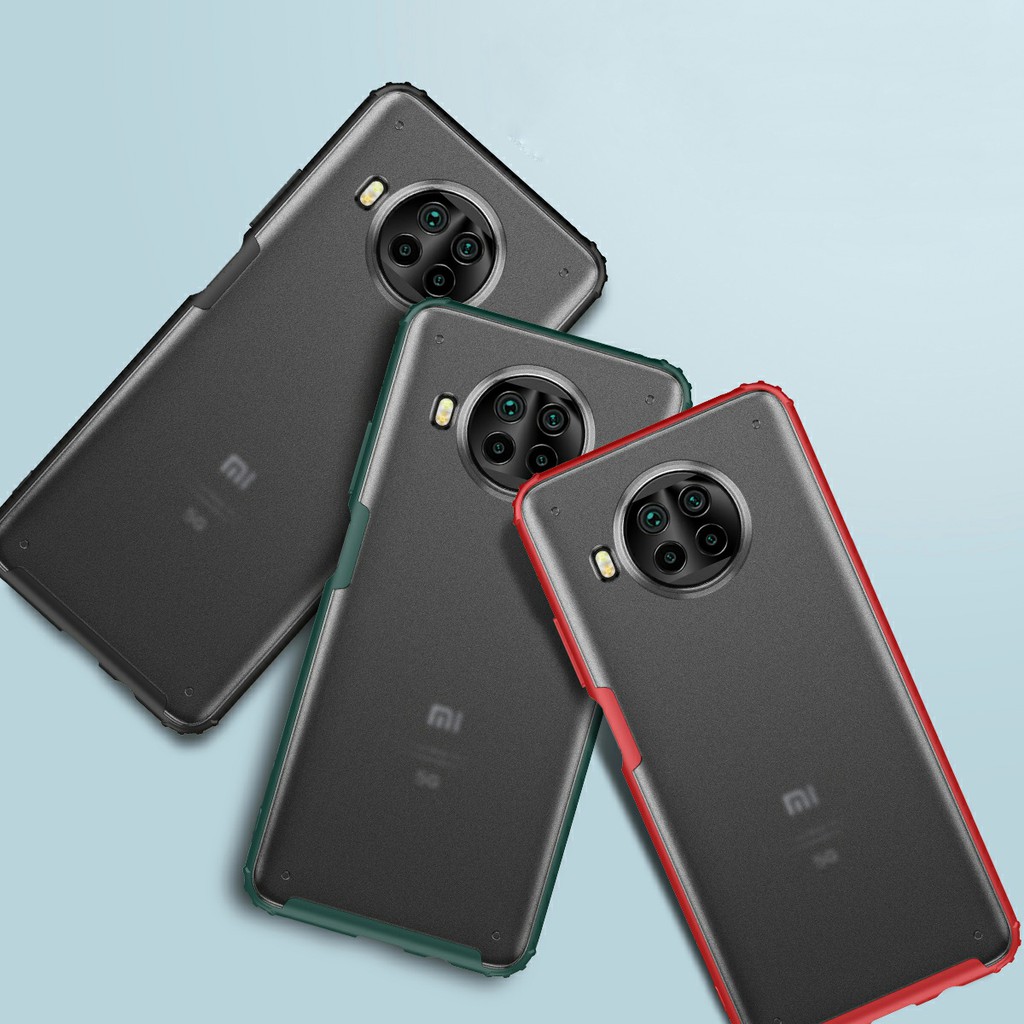 Ốp lưng Xiaomi Mi 10T Lite / Note 9 Pro 5G nhám Ver 2 chống sốc viền màu