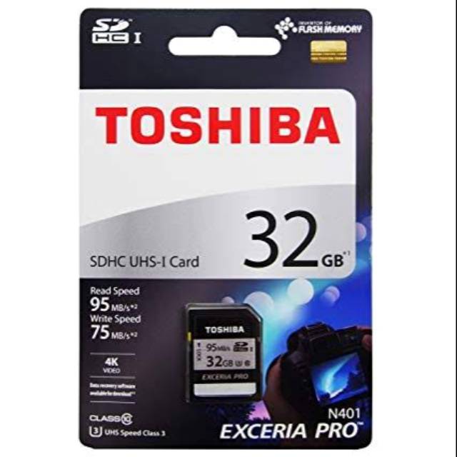 Thẻ Nhớ Toshiba Exceria Pro Sdhc 32gb Uhs-i 95mb / S