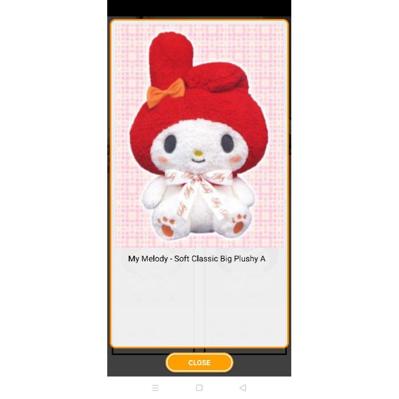 Gấu bông My Melody Nơ TOREBA NHẬT BẢN