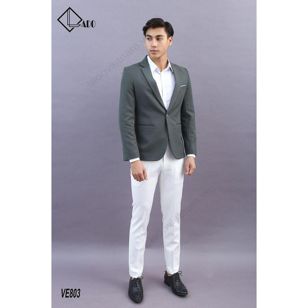 Bộ Vest màu xanh lá cây LADO 803